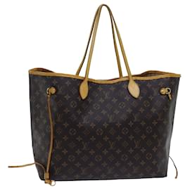 Louis Vuitton-LOUIS VUITTON Monogram Neverfull GM Tote Bag M40157 LV Auth yk11743-Monogramme