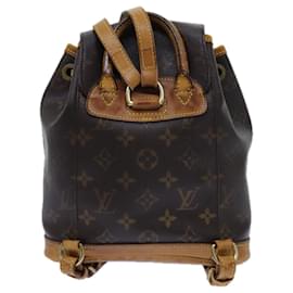Louis Vuitton-LOUIS VUITTON Monogram Montsouris PM Backpack M51137 LV Auth 71245-Monogram
