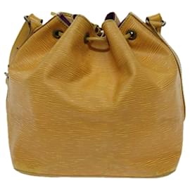 Louis Vuitton-LOUIS VUITTON Epi Petit Noe Bolso de hombro Tassili Amarillo M44109 LV Auth 71397-Otro