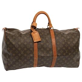 Louis Vuitton-Louis Vuitton-Monogramm Keepall 55 Boston Bag M.41424 LV Auth 71115-Monogramm