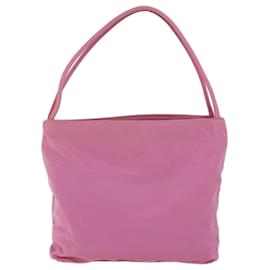 Prada-PRADA Shoulder Bag Nylon Pink Auth 72029-Pink