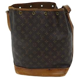 Louis Vuitton-LOUIS VUITTON Monogram Noe Shoulder Bag M42224 LV Auth 70976-Monogram