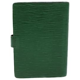Louis Vuitton-LOUIS VUITTON Epi Agenda PM Day Planner Cover Verde R20054 LV Aut 71354-Verde