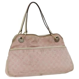 Gucci-GUCCI GG Canvas Shoulder Bag Pink Auth ar11709-Pink