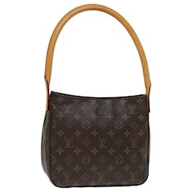 Louis Vuitton-LOUIS VUITTON Monogram Looping MM Shoulder Bag M51146 LV Auth 71605A-Monogram