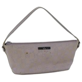 Gucci-GUCCI GG Canvas Accessory Pouch Purple 07198 auth 71430-Purple