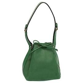 Louis Vuitton-LOUIS VUITTON Epi Petit Noe Shoulder Bag Green M44104 LV Auth 71400-Green