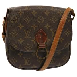 Louis Vuitton-LOUIS VUITTON Monogram Saint Cloud MM Shoulder Bag M51243 LV Auth 71157-Monogram