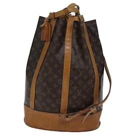 Louis Vuitton-LOUIS VUITTON Monogram Randonnee GM Shoulder Bag M42244 LV Auth 71292-Monogram