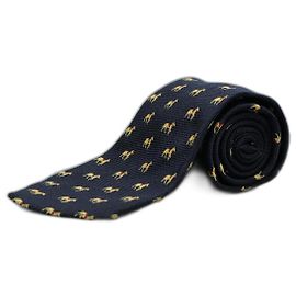 Façonnable Corbata con disegno di Caballo Nero