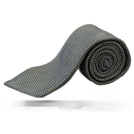 Façonnable Corbata Azul con Puntos Azul