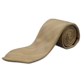 Autre Marque Corbata Beige a Rayas Beige