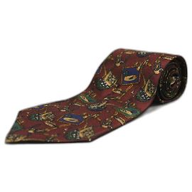 Longchamp Corbata Marrón com Adornos Marrom