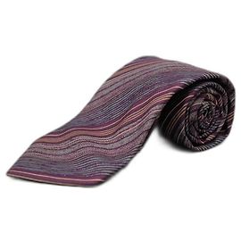 Autre Marque Corbata a Rayas de Colores Multiple colors