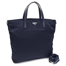 Prada-Prada Tessuto-Azul marinho