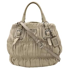 Prada-Gauffré Prada Nappa-Beige