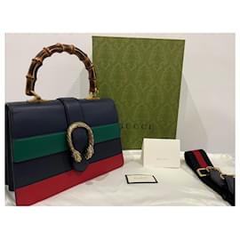 Gucci-Bambù de Dionísio-Vermelho,Verde,Azul marinho