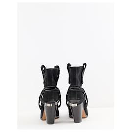 Isabel Marant-Lederstiefel-Schwarz