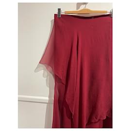 Elie Saab-ELIE SAAB Röcke T.fr 44 Silk-Bordeaux