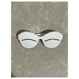 Chloé-Óculos de Sol Chloé T.  plástico-Branco