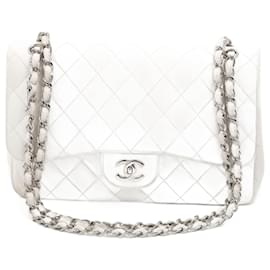 Chanel-CHANEL  Handbags   Leather-White