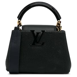 Louis Vuitton-LOUIS VUITTON Sacs à mainCuir-Noir
