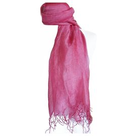 Autre Marque Sciarpa Nafnaf Fucsia in chiffon Rosa