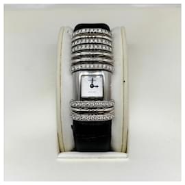 Cartier-Reloj Cartier Declaración Diamantes-Negro