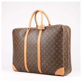 Louis Vuitton-Lona con monograma de Louis Vuitton Sirius 50 Bolsa de viaje M41404-Castaño