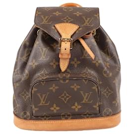 Louis Vuitton-Louis Vuitton Monogram Mini Montsouris Backpack M51137-Brown