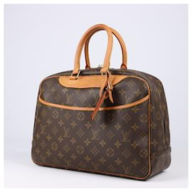 Louis Vuitton-Louis Vuitton Deauville Handtasche M aus Monogramm-Canvas47270-Braun