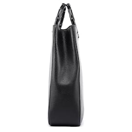 Gucci-Borsa GUCCI in pelle nera bambù-Nero