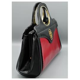 Autre Marque-Bolso Vintage Rojo y Negro-Black