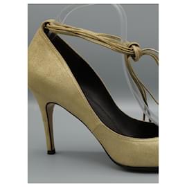 Loewe-Tacones Dorado de Ante-Golden