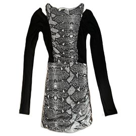 Pierre Balmain Kleid grau Viscose Grau
