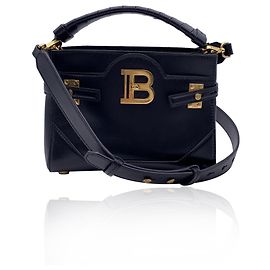 Balmain Couro Preto B Buzz 22 Bolsa tipo mochila com alça Preto