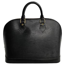 Louis Vuitton-Louis Vuitton Alma PM Leather Handbag M52142 in excellent condition-Other