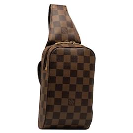 Louis Vuitton-Louis Vuitton Jeronimos Canvas Shoulder Bag N51994 in good condition-Other