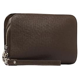 Louis Vuitton-Louis Vuitton Baikal Leather Clutch Bag M30188 in good condition-Other