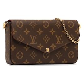 Louis Vuitton-Louis Vuitton Felicie Pochette Canvas Shoulder Bag M81896 in excellent condition-Other