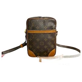 Louis Vuitton-Louis Vuitton Danube Canvas Shoulder Bag M45266 in fair condition-Other