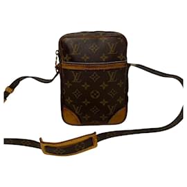 Louis Vuitton-Louis Vuitton Danube Canvas Shoulder Bag M45266 in fair condition-Other