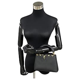 Louis Vuitton-Louis Vuitton Capucines MINI Leather Handbag M56669 in excellent condition-Other