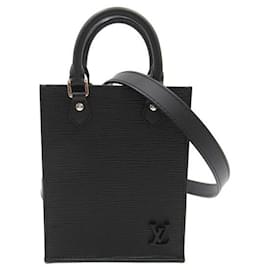 Louis Vuitton-Louis Vuitton Petit Sac Plat Leather Handbag M69441 in excellent condition-Other