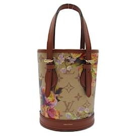 Louis Vuitton-Louis Vuitton Monogram Garden Nano Bucket Bag Canvas Crossbody Bag M81724 in excellent condition-Other