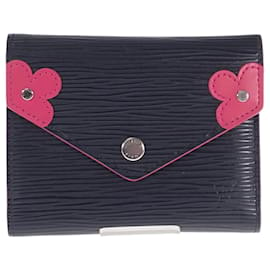 Louis Vuitton-Louis Vuitton Victorine Wallet Leather Short Wallet M62980 in good condition-Other