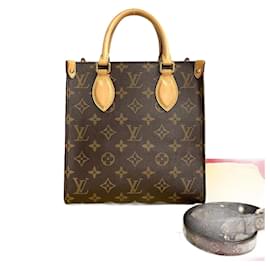Louis Vuitton-Louis Vuitton Sac Plat BB Canvas Tote Bag M46265 in excellent condition-Other