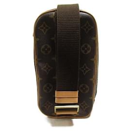 Louis Vuitton-Louis Vuitton Pochette Gange Canvas Belt Bag M51870 in good condition-Other