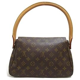 Louis Vuitton-Louis Vuitton Mini Looping Canvas Shoulder Bag M51147 in fair condition-Other