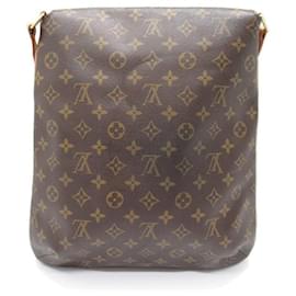 Louis Vuitton-Louis Vuitton Bolsa de ombro de lona Musette M51256 em boa condição-Outro